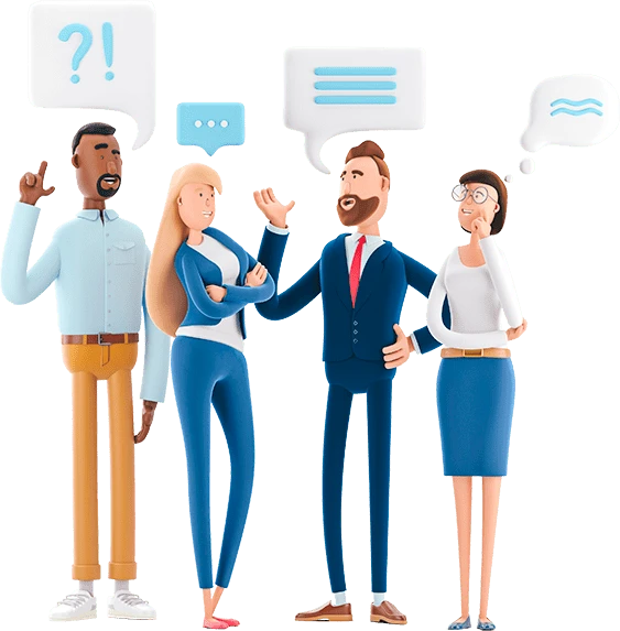 3D illustration: Portal onboarding and team training