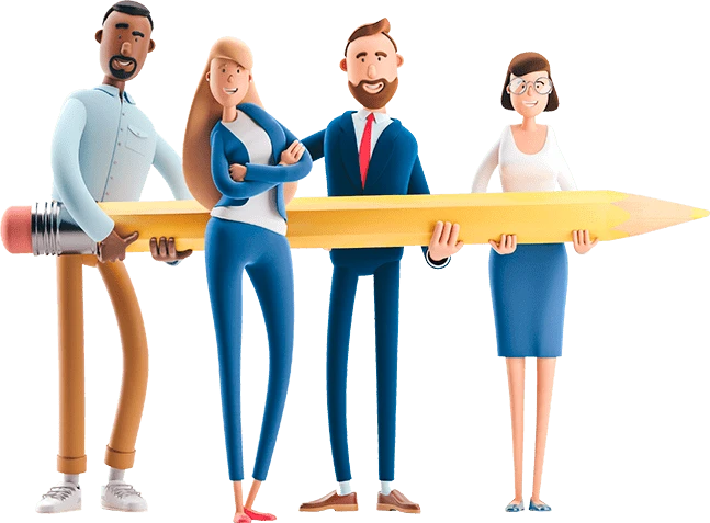 3D illustration: Registering Sender ID paperwork